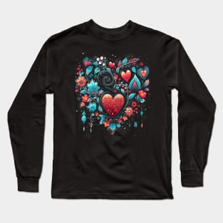 Winter Valentine Day Long Sleeve T-Shirt